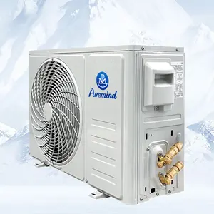 Puremind ar condicionado diy, pré-carregado, tipo divisão, conexão rápida, sistema de ar condicionado montado na parede, para uso doméstico 12000btu