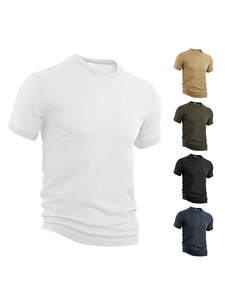 Oem Custom ized Logo Design New Hot Selling Herren Sommer <span class=keywords><strong>T</strong></span>-Shirt Einfarbig Dünn Kurzarm Rundhals ausschnitt Blank Design <span class=keywords><strong>T</strong></span>-Shirt - Product Image 3