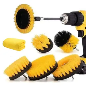 7 piece household brush cleaning power scrubber bathroom