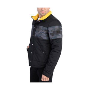 Veste coupe-vent matelassée camouflage pour homme, taille XL, vert/brun/noir, en Cordura, résistante à l'eau, motif uni, Vietnam - Product Image 4