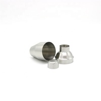 Ruixen — Mini outil de bar professionnel pour Cocktail, mélangeur, batteur et batteur, de couleur argent brossé, 8oz, 250ml