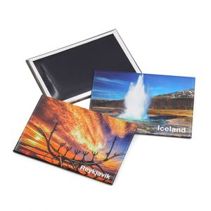 Pretty Design Premium Tin Magnets Reykjavik Iceland Travel Images Souvenir Gift Personalized Refrigerator Magnet - Product Image 2