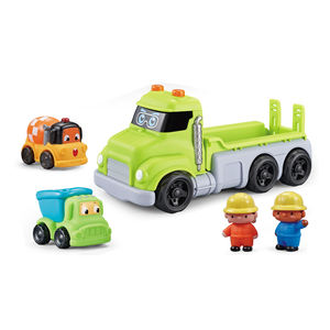 Jouets Lucky Toys, voiture à friction en plastique personnalisée, jouets pour bébés, véhicule, <span class=keywords><strong>camion</strong></span> avec lumière et musique - Product Image 1