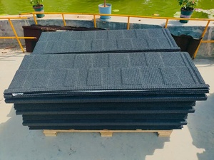 Ghana Offre Spéciale <span class=keywords><strong>Dekra</strong></span> Tuiles de toiture en acier ondulé Design moderne Longue portée Aluminium Béton Pierre Imperméable Maisons Villas - Product Image 5