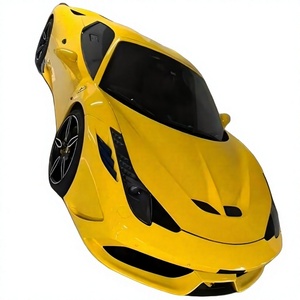 Kit carrosserie en fibre de carbone sèche de style racing, comprenant pare-chocs avant et arrière, capot moteur, spoiler et jupes latérales, spécifiquement pour Ferrari 458 - Product Image 6