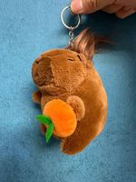 Capybara peluche carte bar pendentif tête de poupée couverture voiture porte-clés poupée petit cadeau en gros Machine jouets en peluche
