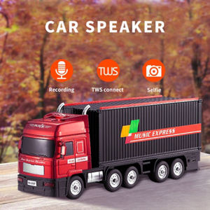 ลำโพงรถยนต์รุ่น BT Trucks แบบไร้สาย พร้อมวิทยุ FM USB รองรับการ์ด TF วิทยุ FM พอร์ต USB ลำโพงพกพาขนาดเล็ก ไฟ LED - Product Image 5