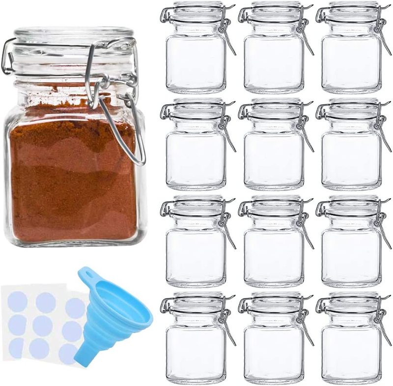 Spice Jar with Stainless Steel Cover