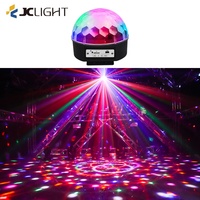 Boule magique Disco en cristal à Led avec Rotation stroboscopique Mp3, Ktv, décoration, pour fête et noël