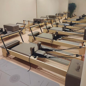 Reformer de Pilates de Madera de Arce de la Mejor Calidad - Equipo de Ejercicio para Gimnasio en Casa de Alta Resistencia con Funciones Multifuncionales Ajustables - Product Image 1
