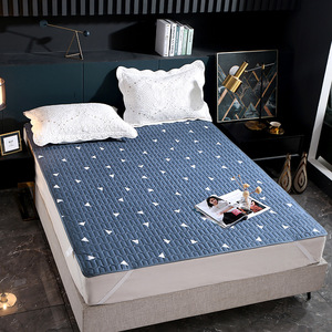 Nước Bằng Chứng Giường Nệm Bảo Vệ Bìa Vua Kích Thước Bông Polyester Chất Liệu Nệm Phẳng Bìa Tấm Với Ban Nhạc Đàn Hồi - Product Image 5