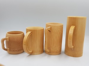 Custom Drink <b>Cup</b> With Handles Made From 100% Natural <b>Bamboo</b>, Wooden Tea <b>Cup</b> Coffee Mug Wine Mug, Coffee <b>Cup</b> - Product Image 3