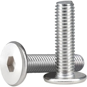 Vis à tête hexagonale ultra-mince CM M1.6 M2 M2.5 M3 M4 M5 M6 M8, à six pans creux, Torx, à tête plate, Allen - Product Image 3