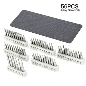 66-Piece <b>Screwdriver</b> Set Chrome OEM Customizable Cordless Adjustable Torque Interchangeable Bits Repair Tool - Product Image 5