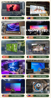 Écran LED incurvé intelligent Canbest XS P1.9 P2.6 P3.9 pour événements intérieurs et extérieurs, location, sans effet noir, panneau d'affichage vidéo mural