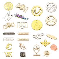 Étiquette de marque gravée lavable personnalisée avec logo métallique pour écharpe, chaussures, vêtements, vêtement