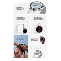 Xiaomi Watch S4 41mm con Pantalla AMOLED, Monitor de Actividad Física y Sueño, Botón SOS, Termómetro, Correa de Goma, Resistente al Agua 5 ATM