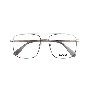 Модные металлические очки с оптической оправой из нержавеющей стали
