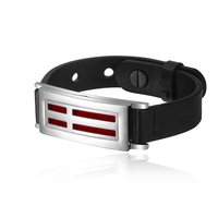 Bracelet d'aromathérapie pour hommes, bijoux de sport, diffuseur d'huiles essentielles, feuille de coton personnalisée, couleur acier inoxydable pour hommes
