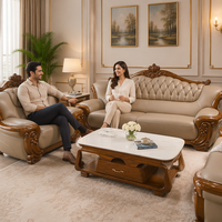 Nouveau canapé en cuir Uginwood chinois haut de gamme pour salon, combinaison de canapés modernes et simples en cuir de vachette première couche pour villa de luxe