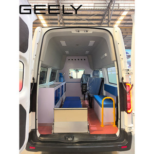 รถกู้ภัย ICU รถพยาบาลไฟฟ้า 4x2 Geely รถฉุกเฉินพร้อมอุปกรณ์ภายในทางการแพทย์ พวงมาลัยซ้าย 4x2 สำหรับขนส่งผู้ป่วยโรงพยาบาล - Product Image 3