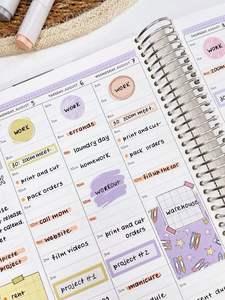 Carta Kraft personalizzata Odm 2026-2027 agenda agenda insegnante Notebook Journal <span class=keywords><strong>A4</strong></span> Planner con copertina rigida quaderno <span class=keywords><strong>a</strong></span> spirale - Product Image 2