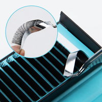 Extensions de cils en PBT coréen de haute qualité, effet volumineux noir, extensions de cils professionnelles