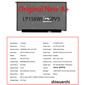 Оптовая продажа, 15,6 ", ноутбук, ЖК-экран LP156WFG SPF2 SPF3 SPP1 SPV2 SPV3 SPT2 spt5 SPK1 SPT3 SPT1 SPT6 SPB3 SPB4 SPT6 - Product Image 6