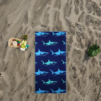RPET Custom Oversize Printed Logo Suede/waffle Sand Free Quick Dry RECYCLED Microfiber Beach Towel