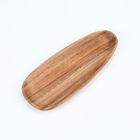 Plateau en bois d'acacia créatif, forme irrégulière, idéal pour servir des snacks, des amuse-gueules, des fruits, du pain et autres articles de cuisine – Vente en gros