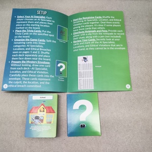 Gia đình trẻ em bên Hội Đồng Quản trị trò chơi thiết lập giấy chơi hội đồng quản trị trò chơi - Product Image 2