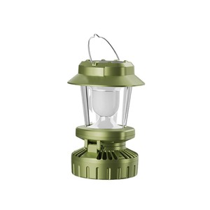 Lámpara Solar Portátil para Camping, Ventilador Multifuncional, Linterna Ambiental para Exteriores con Gancho - Product Image 1