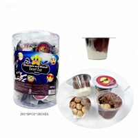 SLEZI FOOD Biscuits au chocolat solide en forme de gobelet, émoticônes mignons, confiture, multicolores, 20g, collation pour enfants