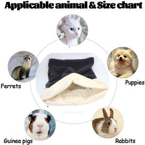 Sac de couchage rond pour chat avec coussin rose, lit chaud et confortable pour l'hiver, utilisable en toutes saisons, lavage à la main, rembourrage en fibre de polyester - Product Image 3