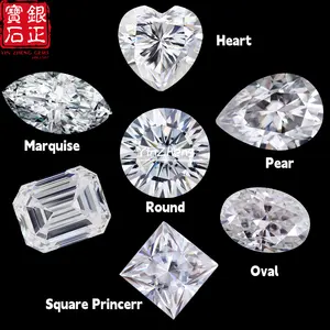 Yinzheng venta directa de fábrica corte redondo D color GRA certificado VVS diamante mossanite Suelto
