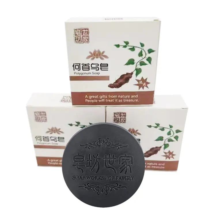 Reduce Hair Loss Oil Control Relieve Itching Gently Cleaning Polygonum Multiflorum Shampoo Soap