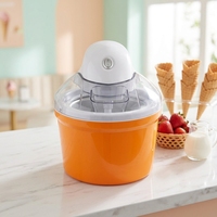 Mesin Pembuat Es Krim Mini Otomatis Pendingin Sendiri Portabel 1.2L Harga Murah Plastik untuk Rumah