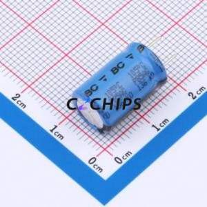 Condensateur électrolytique en aluminium à encliquetage MAL213660221E3, composant traversant (THT), D10xL17.5mm 220uF 20% 35V 5mm - Product Image 2