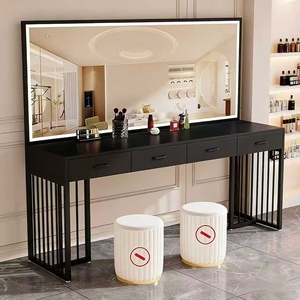 Modern Carbon Steel Multi-Functional Studio Dressing <b>Table</b> Light Professional <b>Makeup</b> Wedding Dress Shop School <b>Makeup</b> Artist - Product Image 3