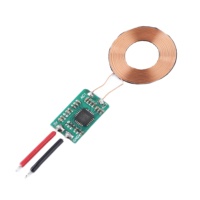 Module récepteur sans fil à bobine personnalisée de petite taille, 5V 5W, chargeur sans fil, batterie, port CC, courant de sortie 2A, charge 5mm