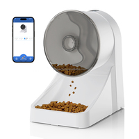 Distributeur automatique de nourriture pour chats de haute qualité, sans fil, Wifi, réglable, intelligent, pour l'alimentation quotidienne à domicile