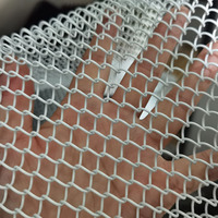 Maillon métallique de chaîne en acier inoxydable personnalisé Cascade maillée-Énorme mur d'eau en cascade