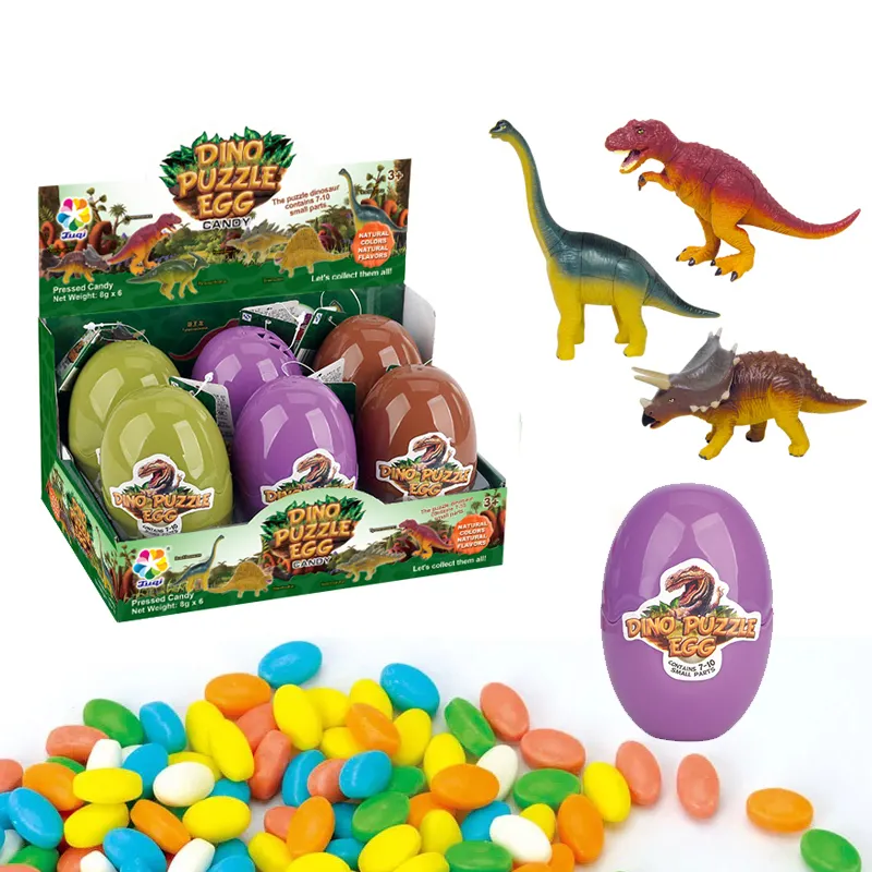 Schokolade Dino Puzzle Ei Süßigkeiten Süßigkeiten Überraschung Ei Spielzeug Süßigkeiten