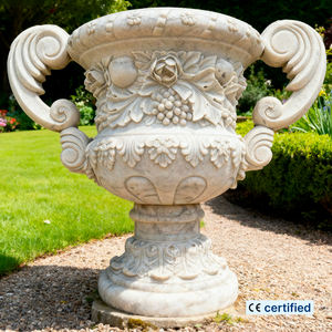 กระถางดอกไม้สวนหินอ่อนขนาดใหญ่สำหรับสวนด้วยมือแบบดั้งเดิมโรมัน - Product Image 1