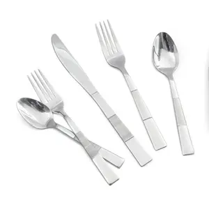 Ristorante argenteria cucchiaio coltelli forchette Set di posate Set di posate in acciaio inossidabile