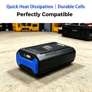 Batterie de remplacement au lithium rechargeable 40V 5Ah à longue autonomie compatible avec les souffleurs à feuilles électriques sans fil et les outils de jardinage - Product Image 3
