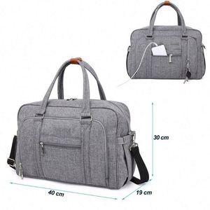 Sac à langer gratuit, grand sac fourre-tout convertible pour bébé avec matelas à langer, poches isothermes, unisexe, multifonction - Product Image 5