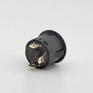 Símbolo de encendido de 22mm Interruptor de botón pulsador de reinicio/bloqueo momentáneo - Product Image 5