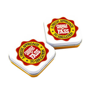 Mini boîtes en fer blanc de haute qualité bonbons chocolat plusieurs couleurs petit carré métal <span class=keywords><strong>couture</strong></span> boîte en fer blanc bidon - Product Image 4