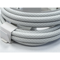 Kabel Data Pengisian Cepat PD60W Berbahan Nilon untuk Ponsel 15/17 PadPro, Kabel 60WPD USB C ke USB C, Kabel Pengisian Super Cepat Baru